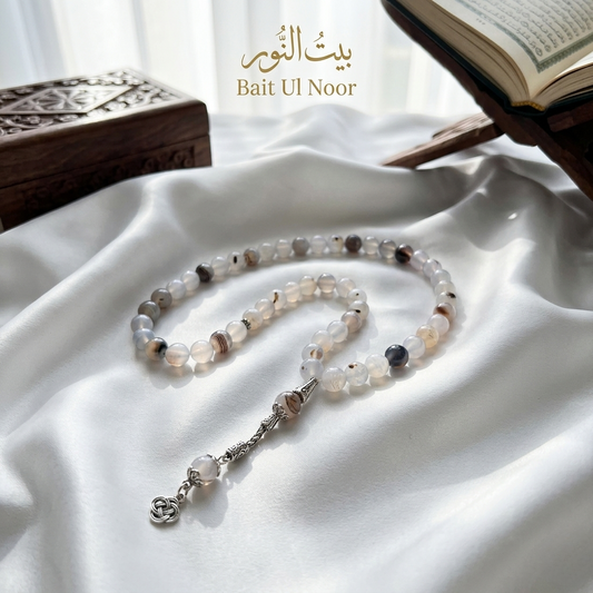 Pearl Noor Crystal Tasbeeh
