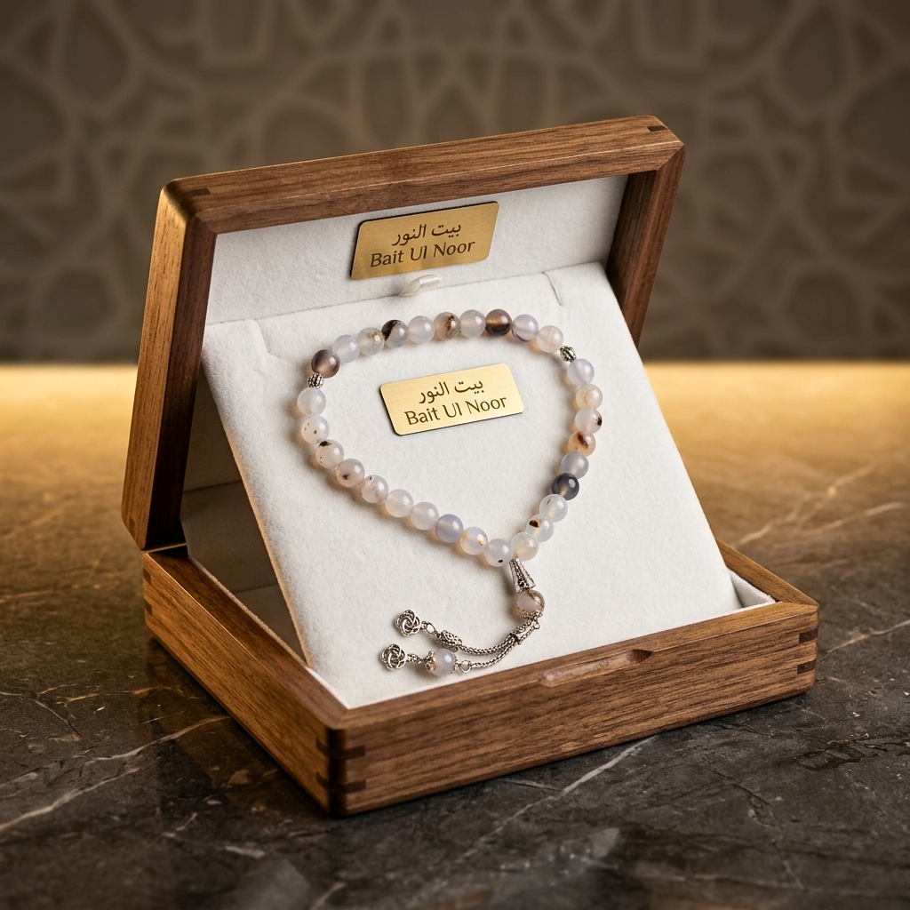 Pearl Noor Crystal Tasbeeh